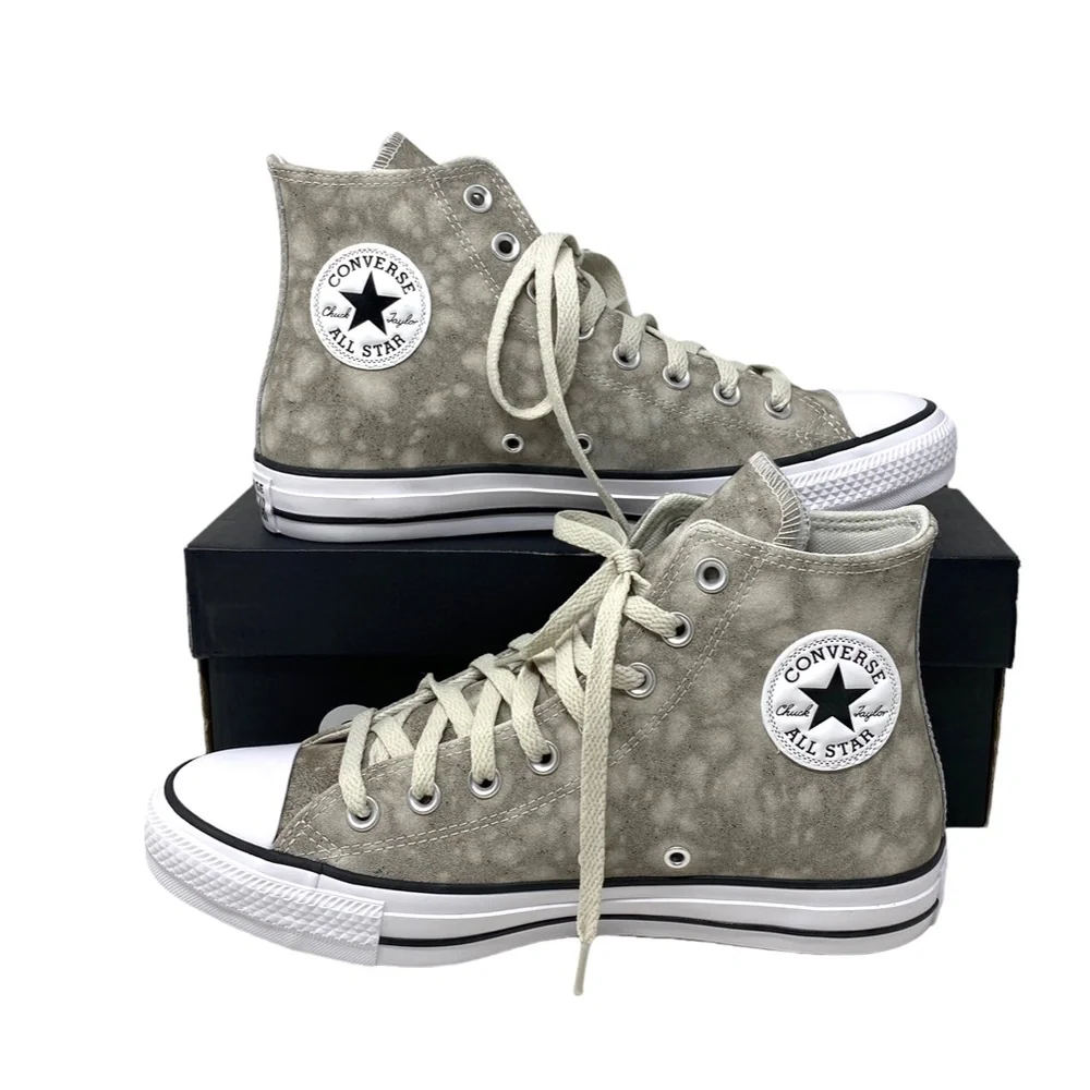 Converse Chuck Taylor All Star High Top Canvas Beige Women Size Sneakers A00766C - Picture 4 of 10